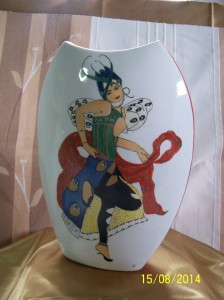 Vase décor Danseuse Russe "Toumanova" 280 x 200