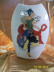 Vase décor Danseuse Russe "Toumanova" 280 x 200