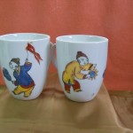 Chinoiseries sur un duo de Mazagran 110 x 90